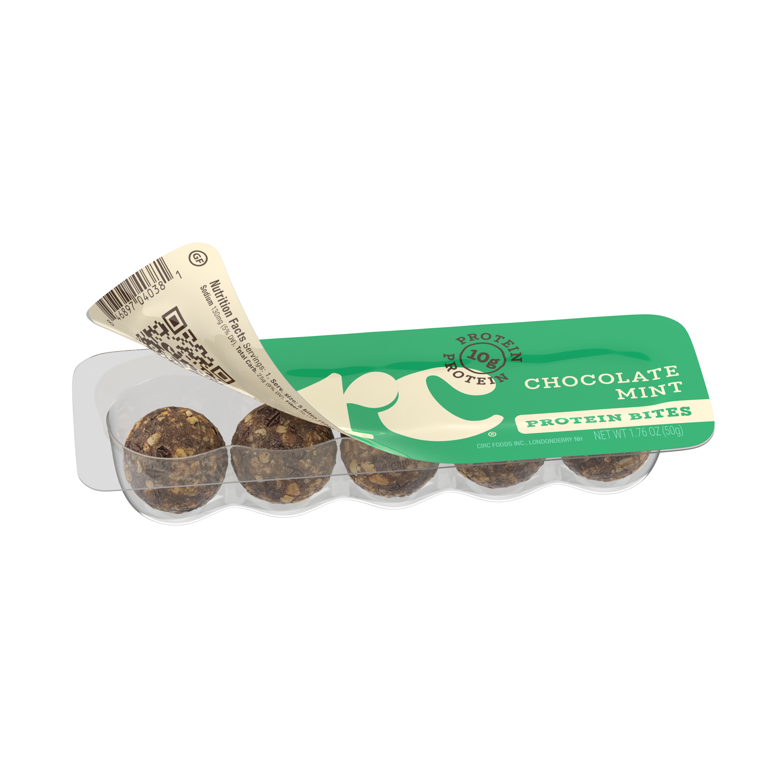 Chocolate Mint Protein Bites (10G)