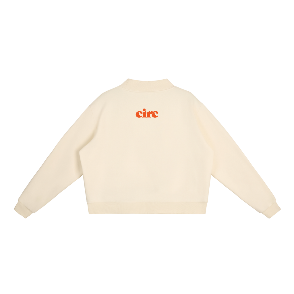 Bite Club Mock-Neck Crew Sweatshirt