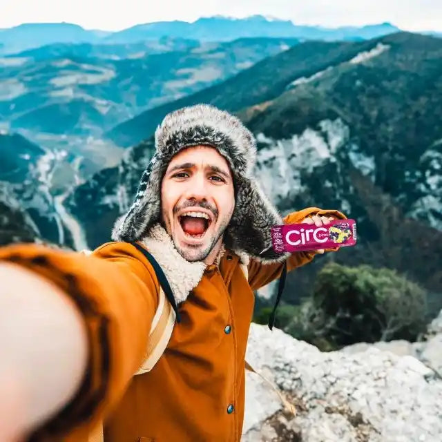 Refueling on a hike with CirC enery bites