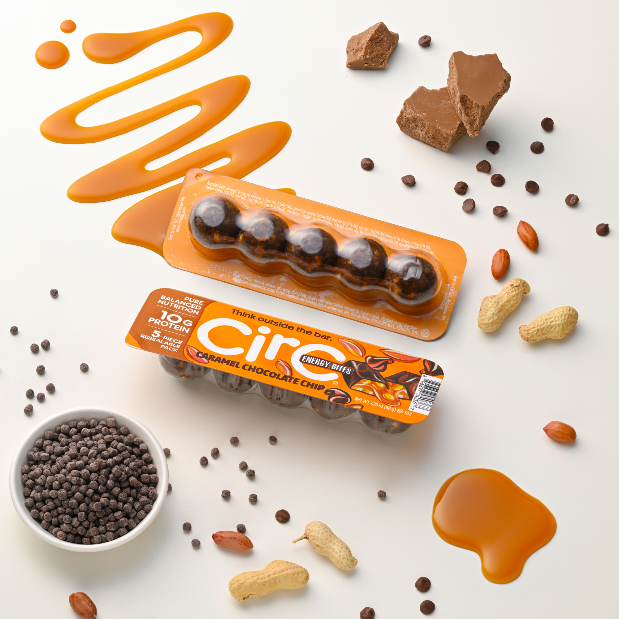 Caramel Chocolate Chip Protein Bites (10G)