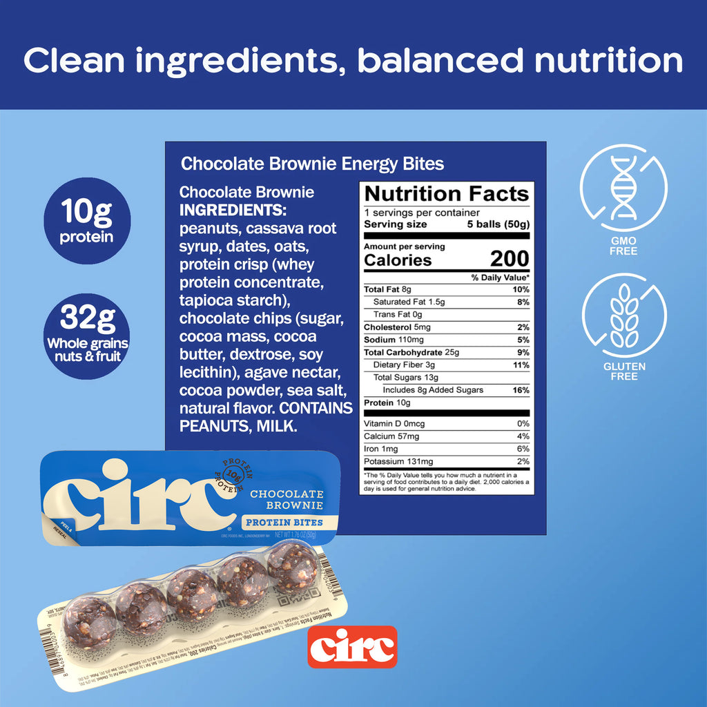 Chocolate Brownie Protein Bites (10G)