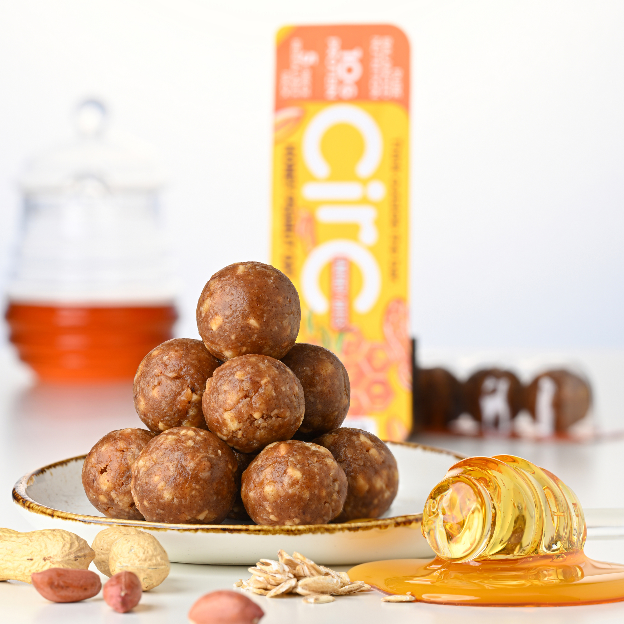 Honey Peanut Oat Protein Bites (10G)