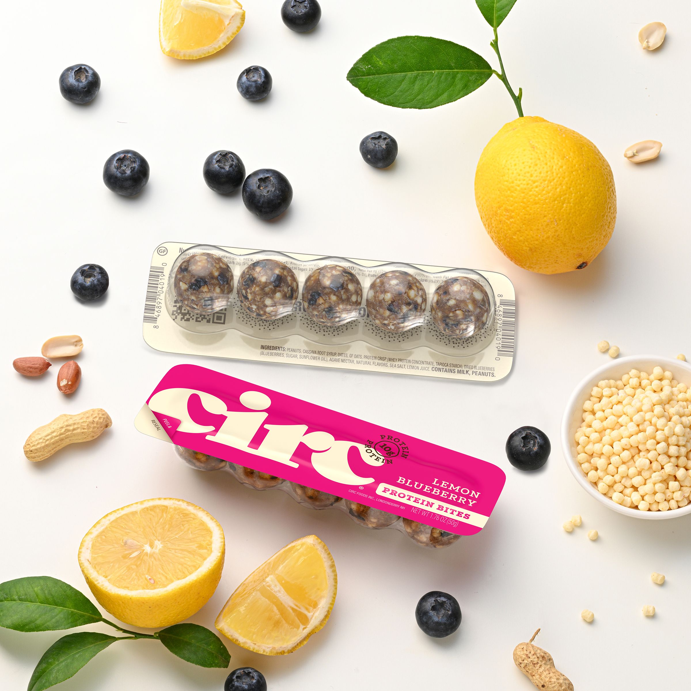 Lemon Blueberry Protein Bites (10G)