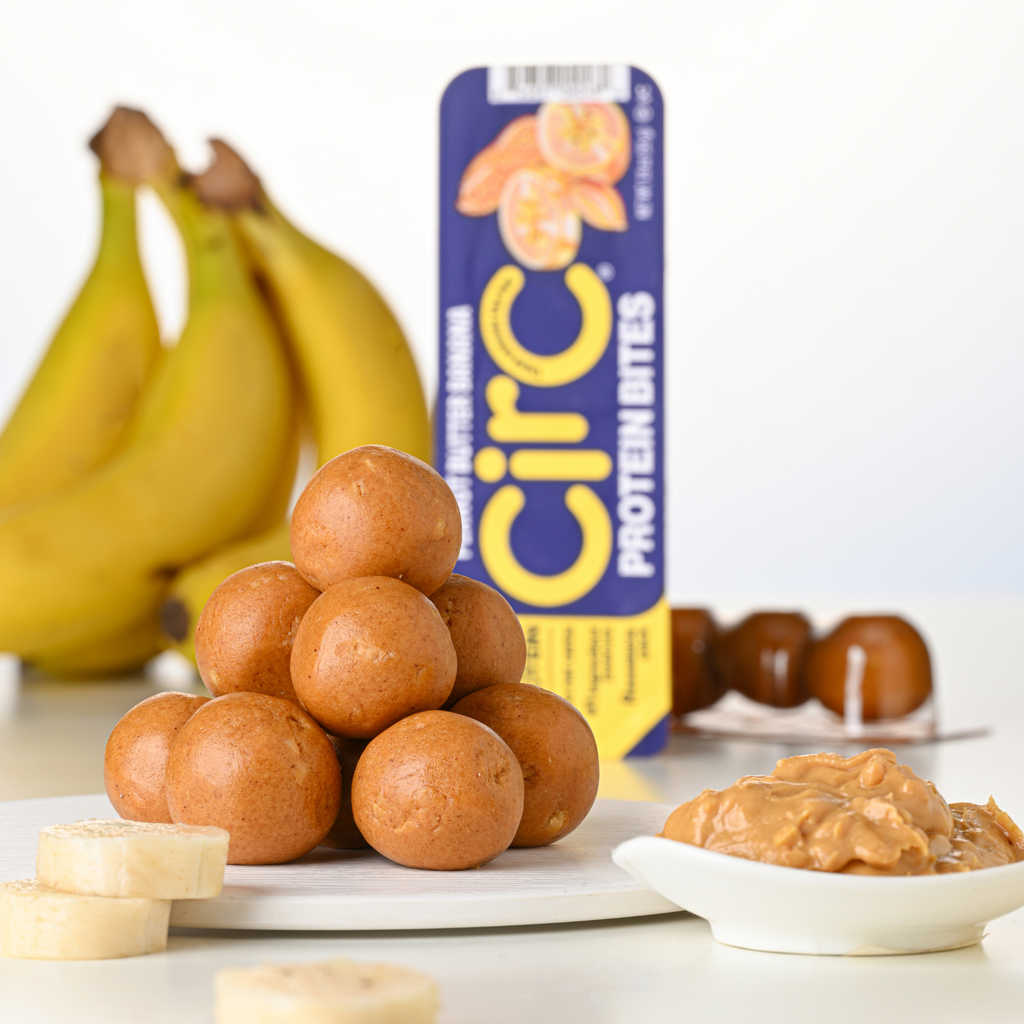 Peanut Butter Banana Protein Bites (18G)