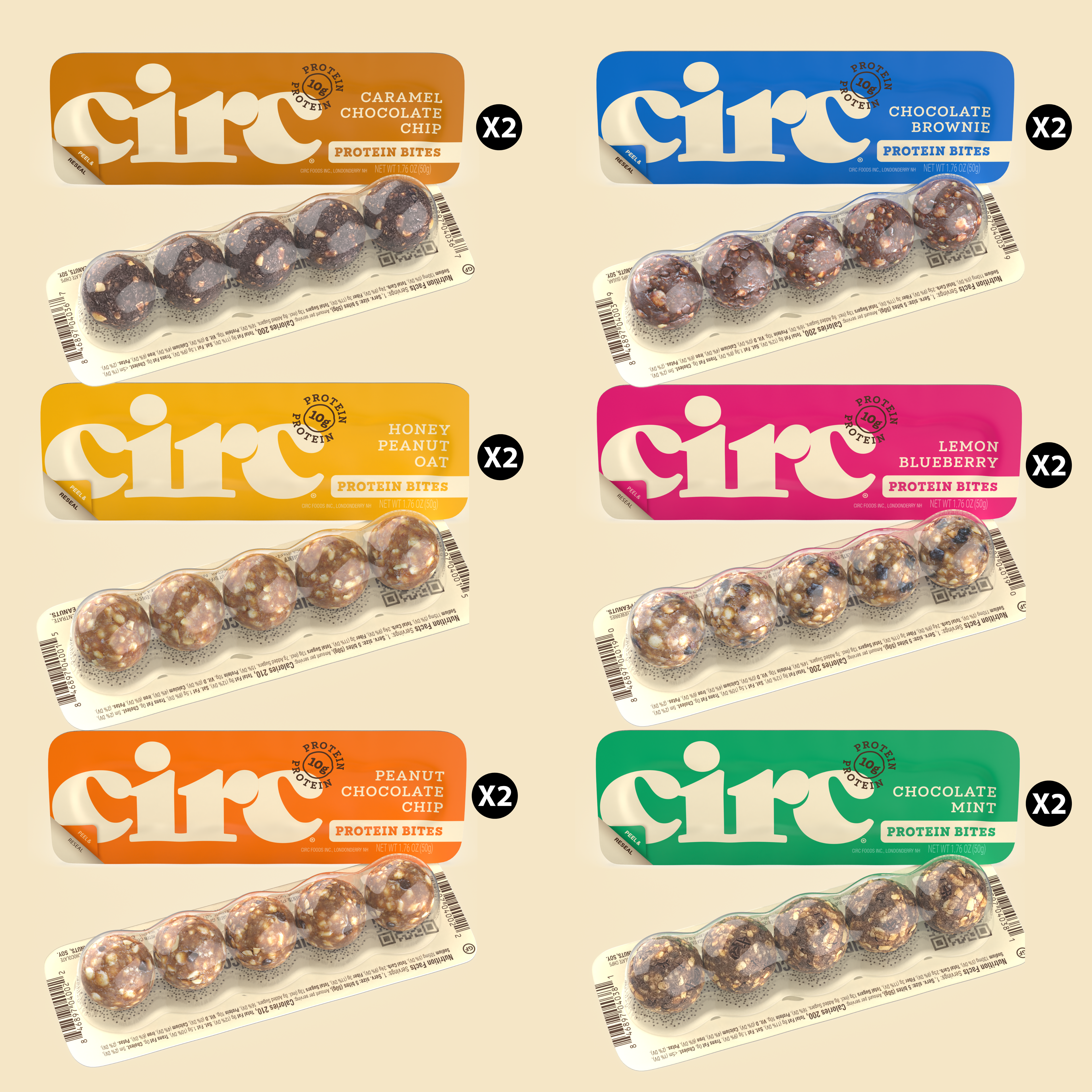 10G Protein Bites Variety Pack